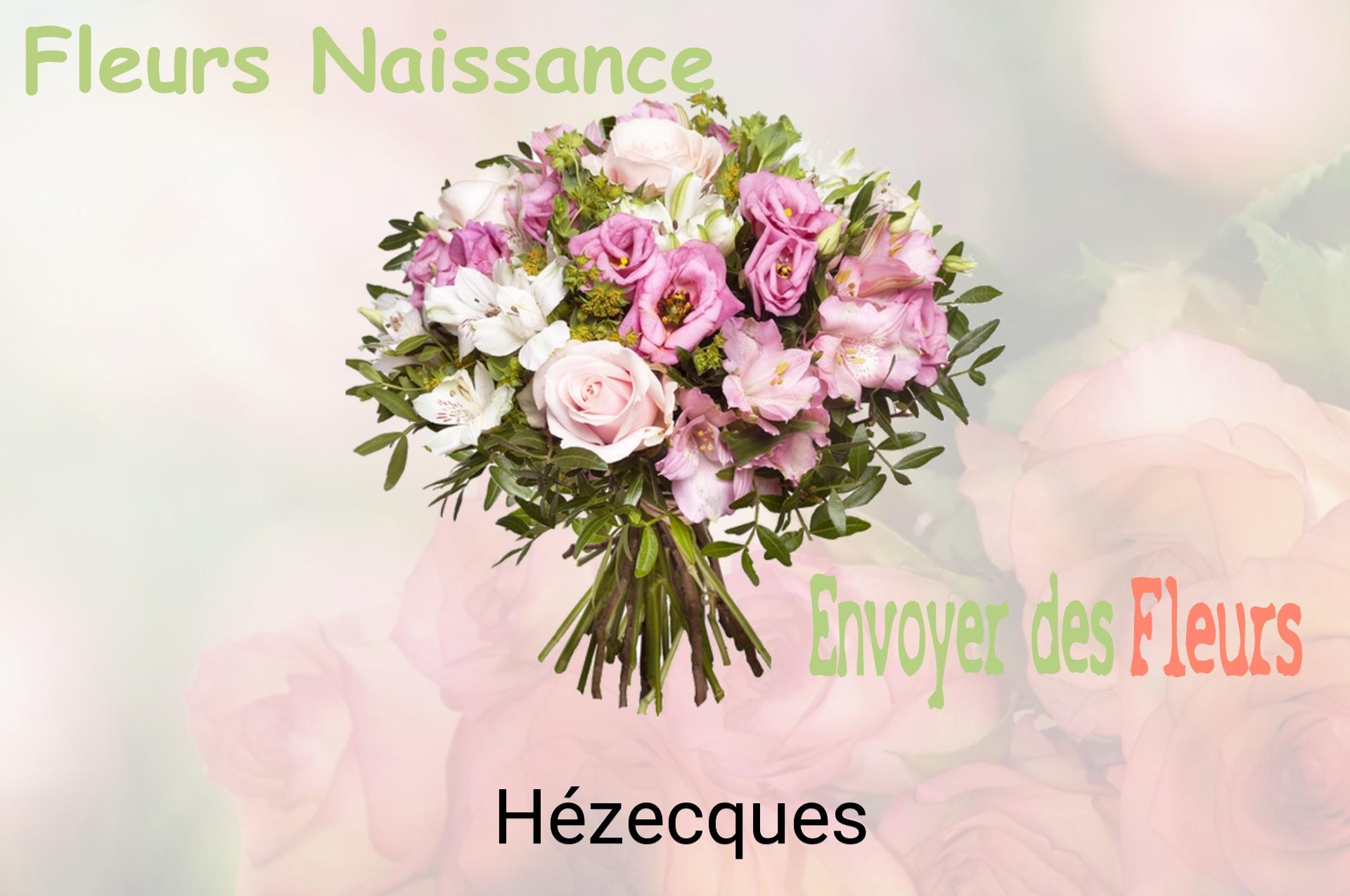 Bouquet de fleurs de naissance livré à Hézecques