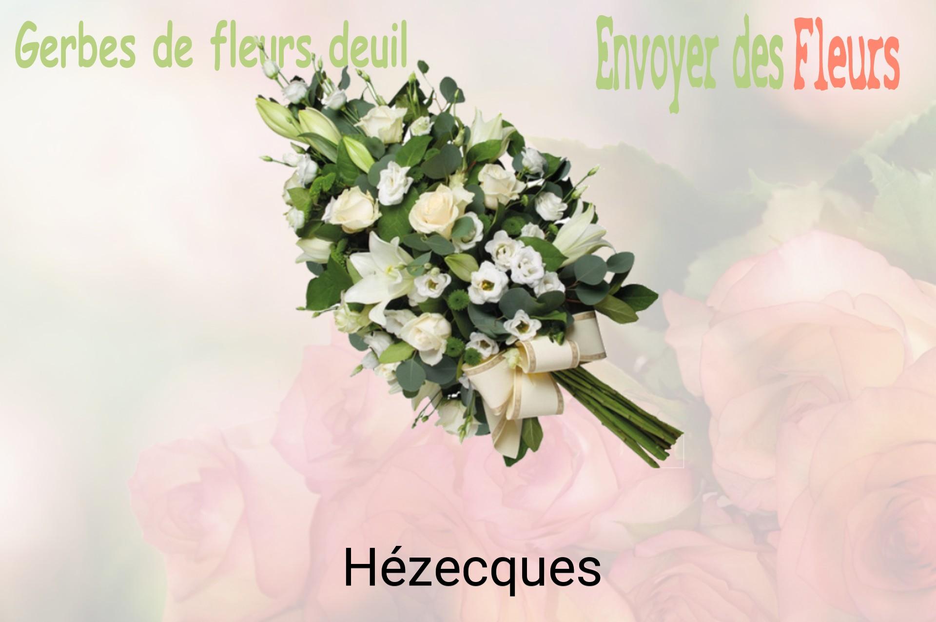 Gerbe de fleurs de deuil livrée à Hézecques